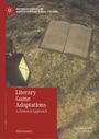 "Literary Game Adaptations: A Systems Approach" von John Sanders. Ein geöffnetes Buch liegt neben einer Laterne.