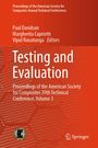 : Testing and Evaluation, Buch