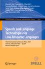 Speech and Language Technologies for Low-Resource Languages, Buch