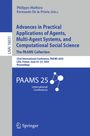 : Advances in Practical Applications of Agents, Multi-Agent Systems, and Computational Social Science: The PAAMS Collection, Buch