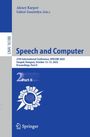 : Speech and Computer, Buch