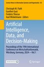 Cover eines Buches: "Artificial Intelligence, Data, and Decision-Making", Herausgeber, Konferenzdetails, Springer-Logo.