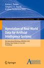 Annotation of Real-World Data for Artificial Intelligence Systems, Buch