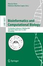 Covertext: Bioinformatics and Computational Biology. Zwei Editoren genannt. DNA-Helix grafisch dargestellt. Springer-Logo.