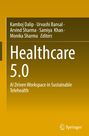 „Healthcare 5.0: AI Driven Workspace in Sustainable Telehealth“, herausgegeben von mehreren Autoren. Springer-Logo unten.
