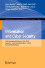 Information and Cyber Security. ISSA 2024, Südafrika, 2.–3. Dezember 2024. Überarbeitete ausgewählte Artikel. Springer-Logo.