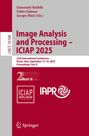 Titel: Image Analysis and Processing – ICIAP 2025. Konferenz in Rom, 15.–19. September 2025. Enthält Logos.