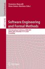 Software Engineering and Formal Methods, Buch