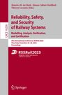 Titel: "Reliability, Safety, and Security of Railway Systems". Konferenz "RSSRail 2025" in Pisa, Italien. Springer-Logo unten.