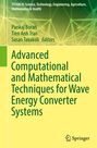 Titel: "Advanced Computational and Mathematical Techniques for Wave Energy Converter Systems." Grün-gelbes Design.