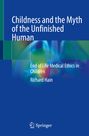 Blauer Hintergrund, Text: "Childness and the Myth of the Unfinished Human". Unten: "Richard Hain". Springer-Logo darunter.
