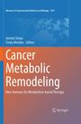 „Cancer Metabolic Remodeling“, Editoren: Jacinta Serpa, Cindy Mendes. Ein Buchcover mit blau-orange Farbverlauf.