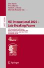 Titel: HCI International 2025 – Late Breaking Papers. Konferenzdetails und Springer-Logo unten.