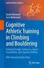 Buchtitel über Klettertraining. Autoren: Daniel Memmert, Jerry Medernach. Oben: Gehirn und laufende Figuren.