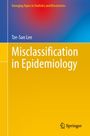 "Misclassification in Epidemiology" von Tze-San Lee, Thema: Statistik. Springer-Logo unten. Bunte Farbverläufe in Gelb und Blau.