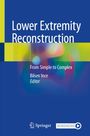 "Lower Extremity Reconstruction" auf blauem Hintergrund, darunter "From Simple to Complex", "Bilsev Ince, Editor".