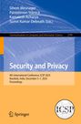 Security and Privacy, Buch