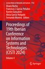 Proceedings of 19th Iberian Conference on Information Systems and Technologies (CISTI 2024), Buch