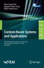 Context-Aware Systems and Applications, Buch