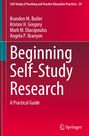 Text: "Beginning Self-Study Research: A Practical Guide" von mehreren Autoren. Rotes Cover, Springer-Logo unten rechts.