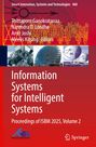 "Information Systems for Intelligent Systems. Proceedings of ISBM 2025, Volume 2." Oben sind Herausgeber und technische Bilder.