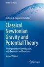 Blaues Buchcover mit Titel "Classical Newtonian Gravity and Potential Theory" von Roberto A. Capuzzo Dolcetta.