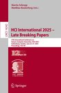 Text: "Martin Schrepp, Matthias Rauterberg (Eds.) HCI International 2025 – Late Breaking Papers." Logo und Springer-Logo.