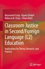 Titel: "Classroom Justice in Second/Foreign Language (L2) Education". Bunte Farbverläufe mit Springer-Logo.