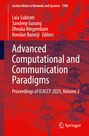 Titel: "Advanced Computational and Communication Paradigms". Autoren: Laia Subirats, Sandeep Gurung, Dhruba Ningombam, Nandan Banerji. Hintergrund: Rote Molekülstruktur.
