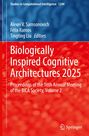 "Biologically Inspired Cognitive Architectures 2025" auf rotem Hintergrund, darunter Springer-Logo.
