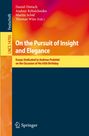 On the Pursuit of Insight and Elegance, Buch