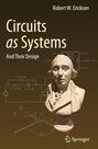 Buchcover: "Circuits as Systems" von Robert W. Erickson. Büste einer klassischen Figur und technische Diagramme im Hintergrund.