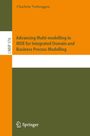 Titel: Advancing Multi-modelling in MDE for Integrated Domain and Business Process Modelling. Orange und olivgrüne Farbflächen.