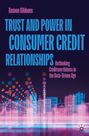 "Trust and Power in Consumer Credit Relationships" von Damon Gibbons. Bunte Stadt-Silhouette vor dunklem Hintergrund.