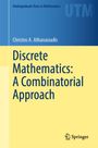 „Discrete Mathematics: A Combinatorial Approach“ von Christos A. Athanasiadis in blauer und gelber Covergestaltung, Springer-Logo.