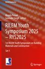 "RILEM Youth Symposium 2025 – RYS2025", mit roten, diagonalen Mustern und einem Logo links unten.