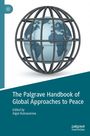 „The Palgrave Handbook of Global Approaches to Peace“ von Aigul Kulnazarova, Cover zeigt Globus in Gitterform.