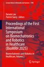 Text: Proceedings of the First International Symposium on Biomechatronics and Robotics in Healthcare (BioMRH 2025). Hintergrund: Rote verbundene Kugeln.
