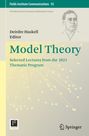 Titel: "Model Theory". Editor: Deirdre Haskell. Illustration eines Mannes. Logos von Fields und Springer.