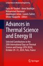 Buchtitel "Advances in Thermal Science and Energy II". Zahnrad-Illustration und roter Hintergrund mit Springer-Logo.