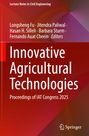 "Innovative Agricultural Technologies: Proceedings of IAT Congress 2025" auf rotem Hintergrund, Springer-Logo unten.