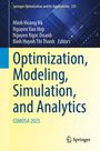 Optimization, Modeling, Simulation, and Analytics, Buch