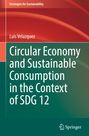 "Strategies for Sustainability", "Luis Velazquez", "Circular Economy and Sustainable Consumption in the Context of SDG 12". Springer-Logo.