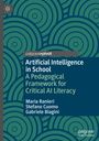 "Artificial Intelligence in School: A Pedagogical Framework for Critical AI Literacy. Autoren: Maria Ranieri, Stefano Cuomo." Geometrische Muster.