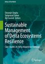 Titel: "Sustainable Management of Delta Ecosystems Resilience". Grüntöne mit Fluss-Delta-Illustration. Springer-Logo.