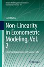 Titel: "Non-Linearity in Econometric Modeling, Vol. 2". Autor: Sarit Maitra. Verlag: Springer. Grüntöne mit Linienmuster.