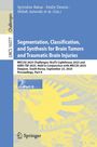 Segmentation, Classification, and Synthesis for Brain Tumors and Traumatic Brain Injuries, Buch