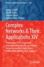 Titel: "Complex Networks & Their Applications XIV". Rote und blaue Farbgestaltung mit Logo unten rechts.