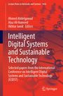 Titel: "Intelligent Digital Systems and Sustainable Technology". Autoren: Ahmed Abdelgawad, Alaa Ali Hameed, Akhtar Jamil. Hintergrund: Rotes, technisches Design.