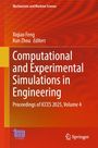 "Computational and Experimental Simulations in Engineering", rot-gelber Hintergrund, kleines Logo unten.